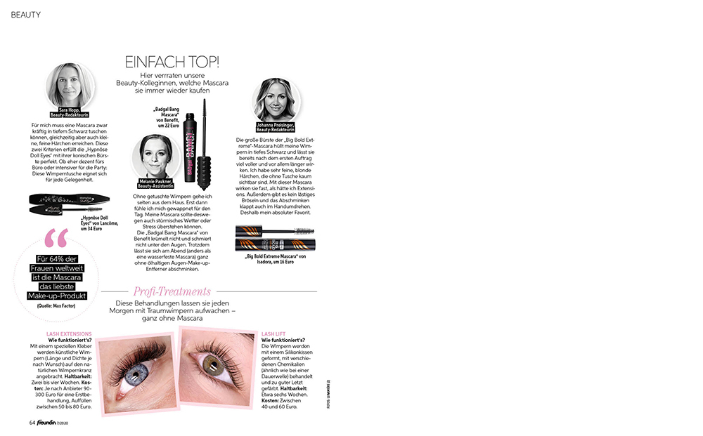 Großer Mascara-Guide