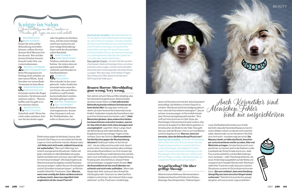 Ratgeber bei Pfusch im Salon