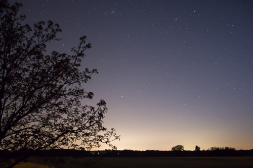 Sternenhimmel über Nepperwitz